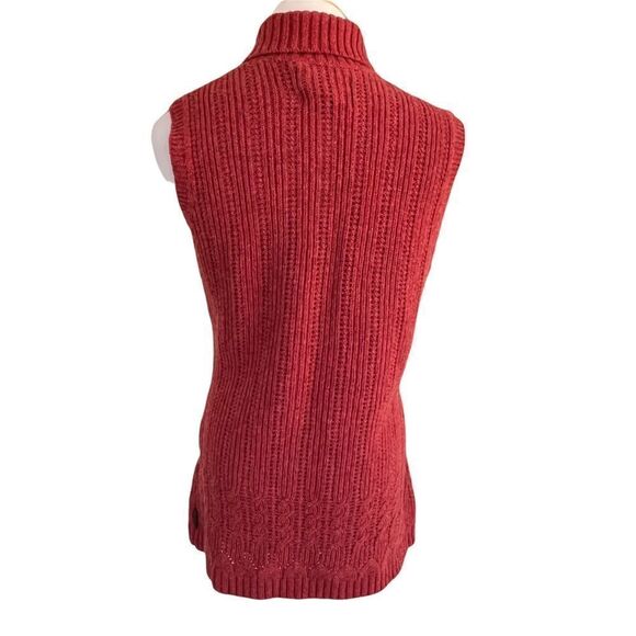 Woolrich 100% Lamb’s Wool Sleeveless Cardigan S NWT - Picture 4 of 8